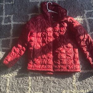The North Face Kids Cherry Red Puffer Jacket